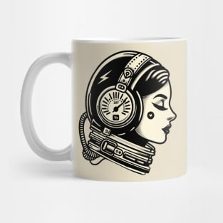 Vu Meter Astronaut Girl Mug